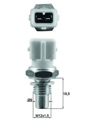 Kylvätsketemperatursensor MAHLE TSE 17