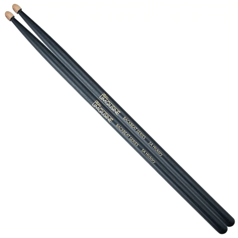 Drum Limousine Backbeat 5A Black trumstockar (par)