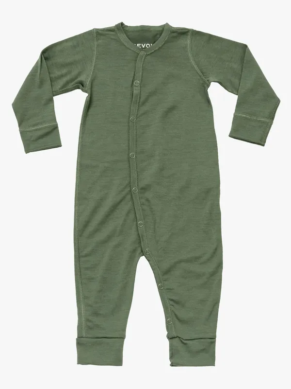 Devold Breeze Merino Jumpsuit Baby, Forest, 68