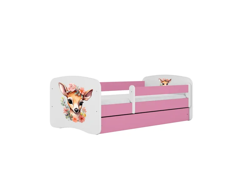 KOCOT KIDS Säng babydreams rosa bambi utan låda med madrass 140/70