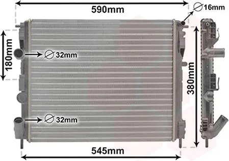 VAN WEZEL 43002272 Kylare