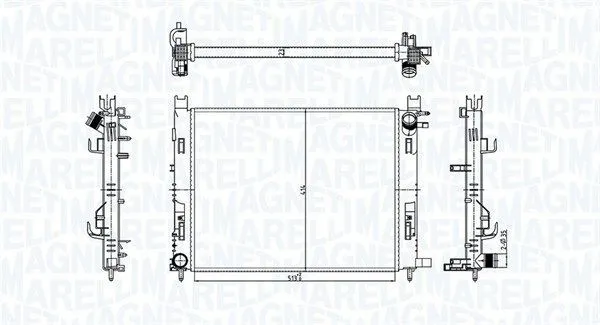 Kylare Magneti Marelli 350213182100