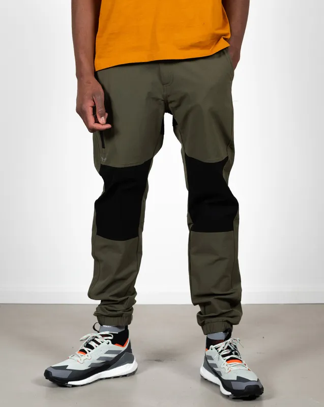 Fat Moose Hayden Block Pants Svart, Oliv