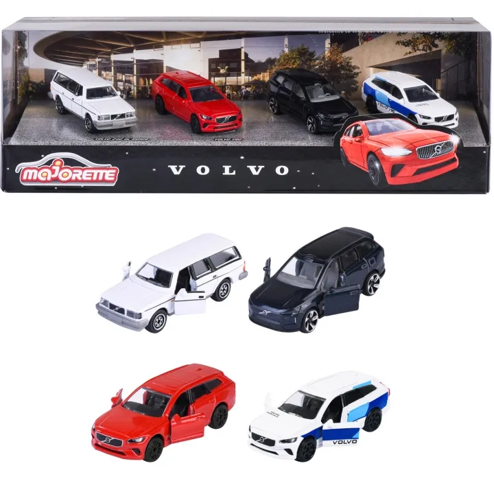 Majorette Volvo Giftpack 4-pack – VOLVO – Leksaksaffären