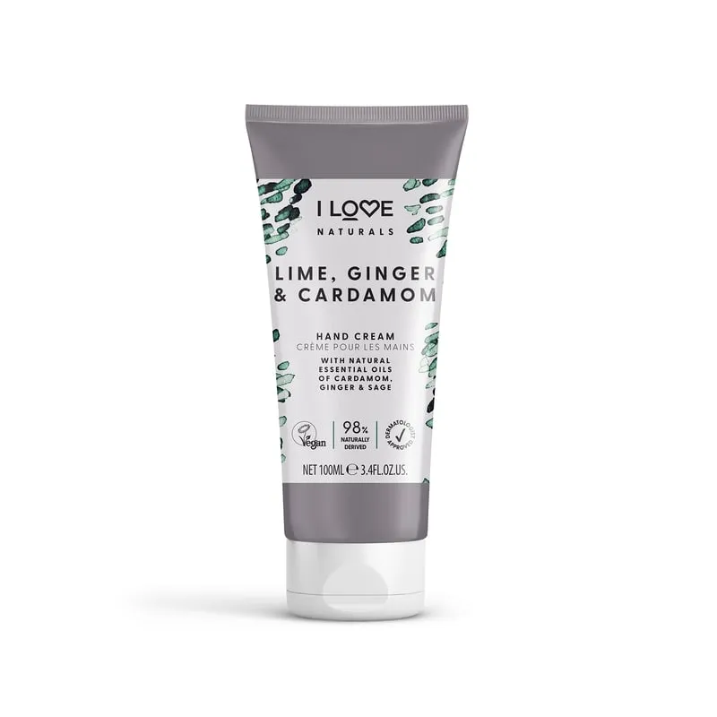 I LOVE Naturals Lime Ginger & Cardamon Hand Cream 100 ml