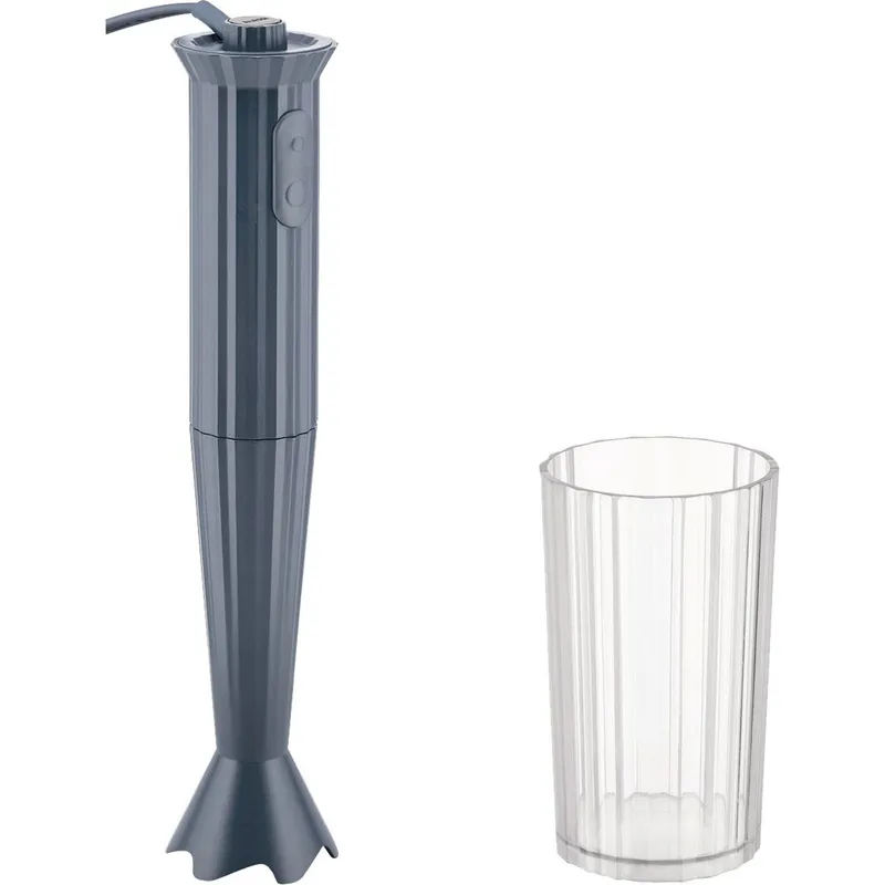 Alessi MDL10 Plissé stavmixer, grå