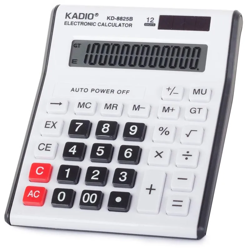 Kalkylator för kontoret - Vit