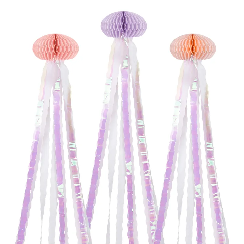 Honeycombs med Streamers Maneter – 3-pack