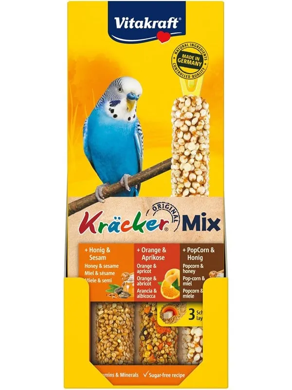 Vitakraft vitakraft kräcker® mix honung/apelsin/popcorn til