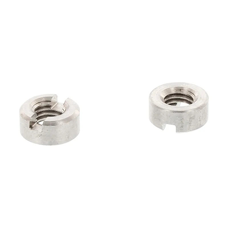 Schäfer & Peters 0546435 Rundmutter med spår, A4 syrafast, DIN 546 M3,5-gänga, 200-pack