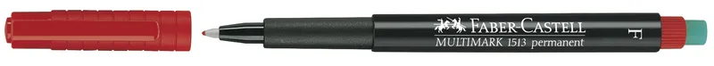 Märkpenna Faber Castell Fine permanent röd