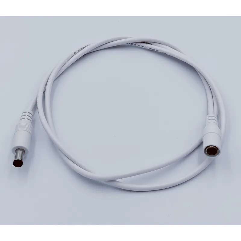 DC-Förlängningskabel – 10 m, 5V-24V, vit