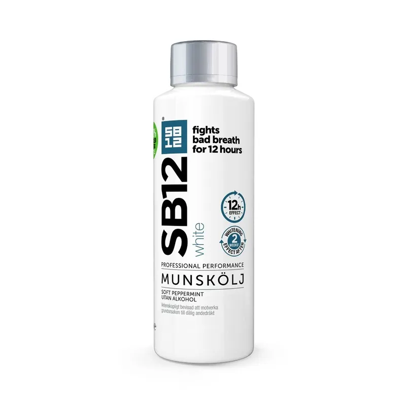 SB12 White munskölj 500 ml