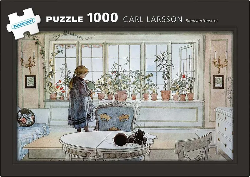 Pussel – C.Larsson: Blomsterfönstret 1000 Bitar