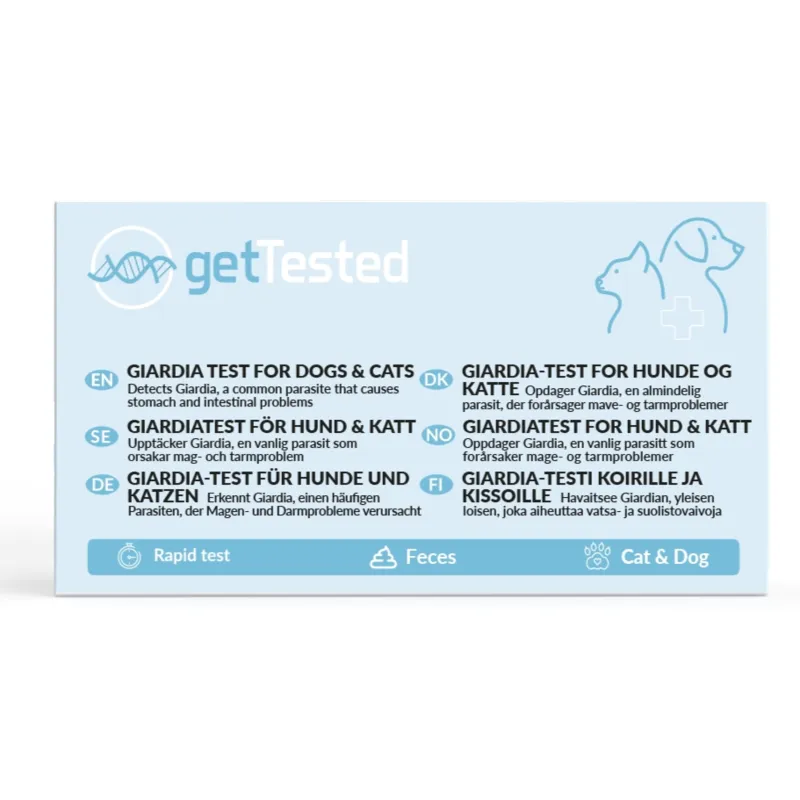 GetTested Giardia-test för Hund och Katt