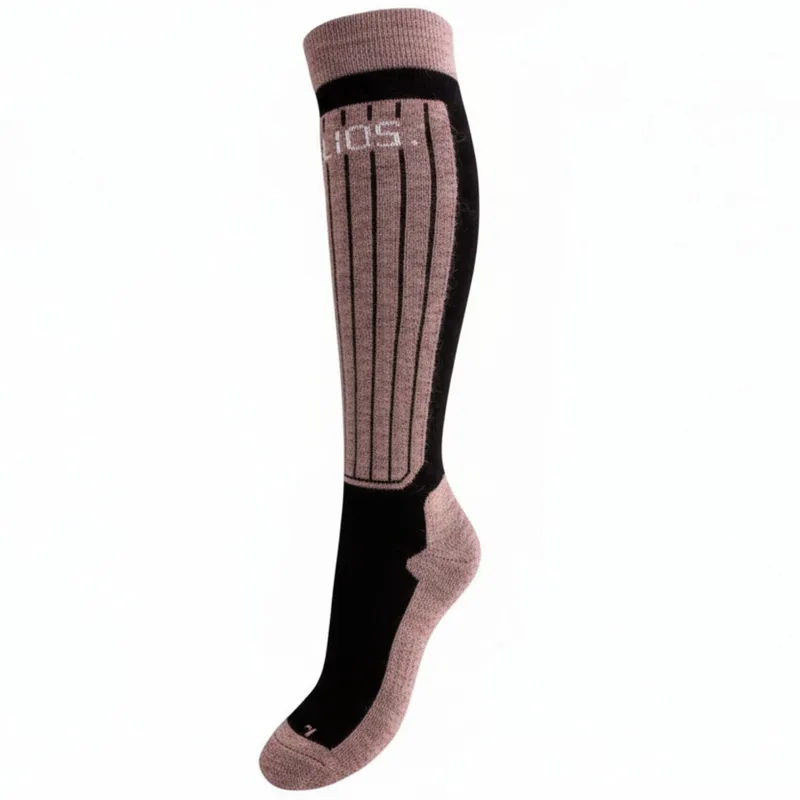 Helios Merino One 60, Skidstrumpor, 2 par, Rosa