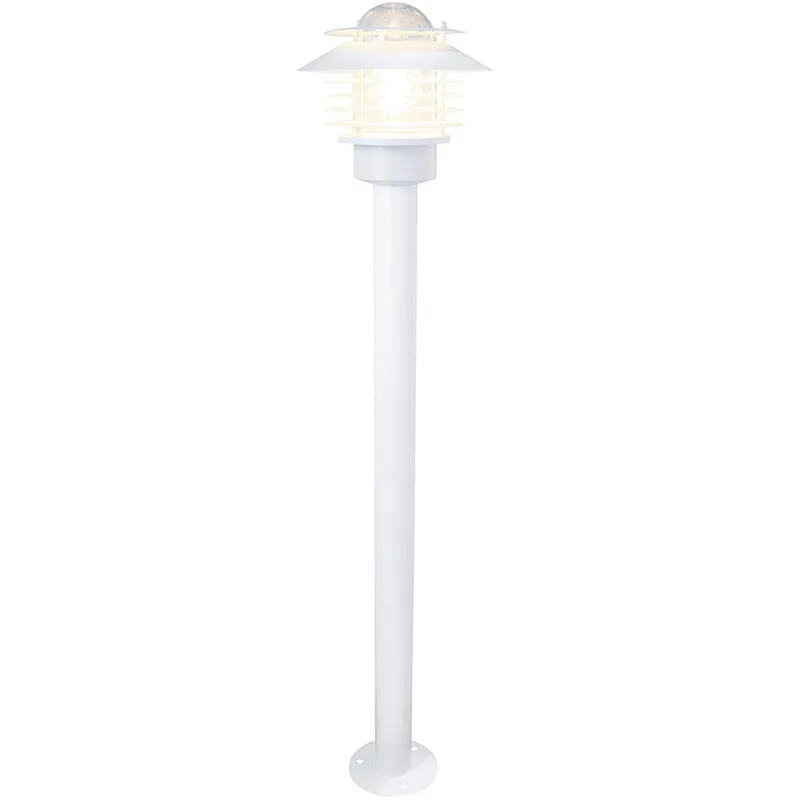 Stig Bollard Pollare 100cm E27-sockel IP44 Vit