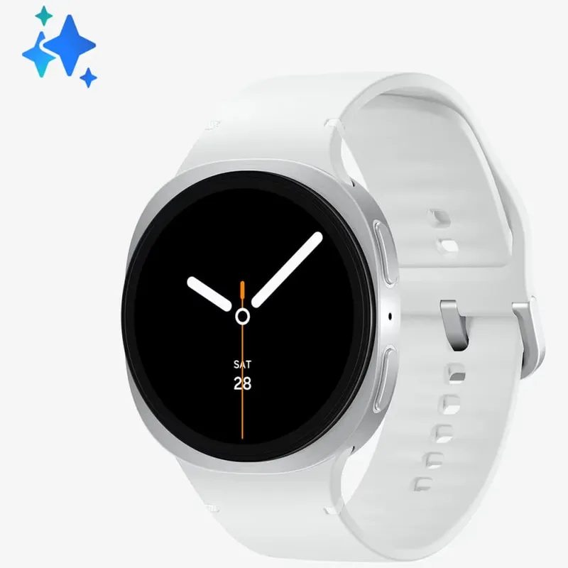 Samsung Galaxy Watch8 (Bluetooth, 40 mm) Silver