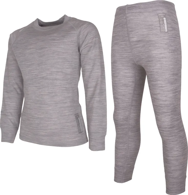 Lindberg Juniors’ Merino Set Grey Melange