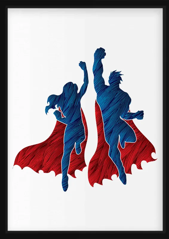 Posters - Super Heroes Up