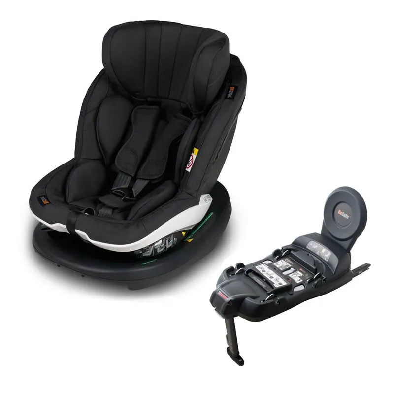 BeSafe iZi Modular RF X1 i-Size Bilbarnstol Inkl. Tillbehörspaket, Fresh Black Cab