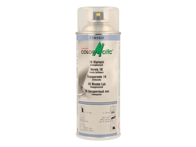 Sprayfärg 1K Klar Högglans 400ml Colormatic