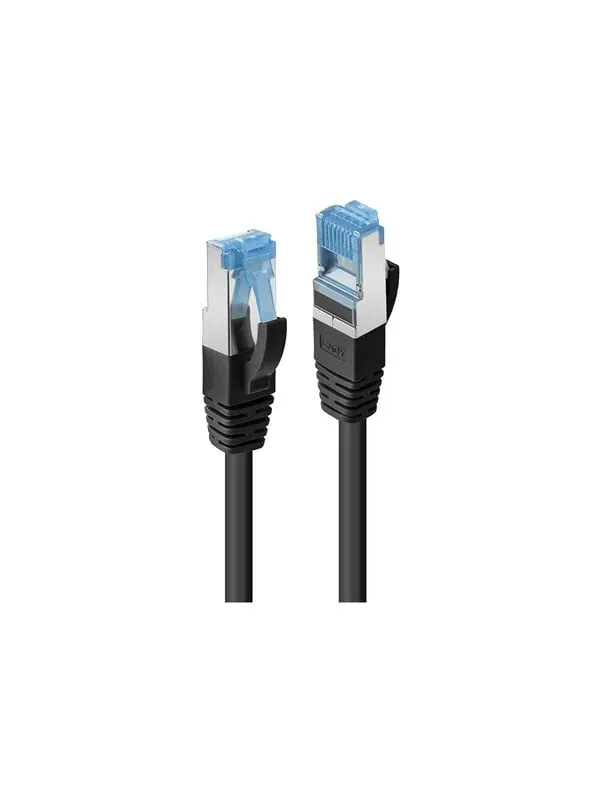 Lindy patch cable - 0.5 m - black - Svart - 0.5m