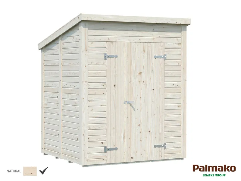 Palmako Leif Förråd 3,2 m²/inv. 3,1 m², obehandlad