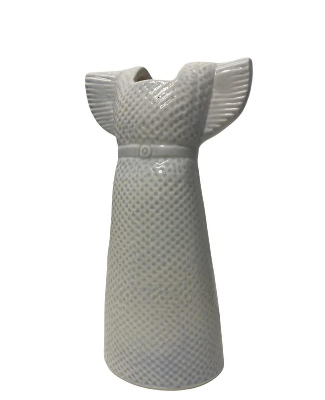 Gustavsberg – Garderob – Vas – Bröllops Klänning Blå design Lisa Larson (#2444)