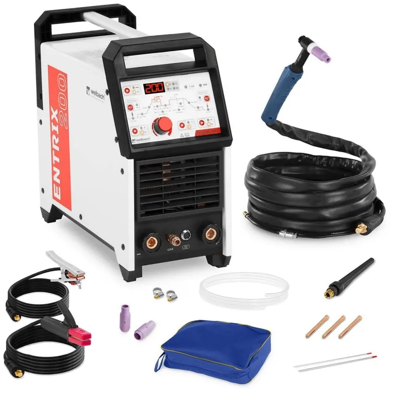 Stamos – Aluminiumsvets – TIG AC/DC – 200 A – Digital – 230 V – Puls