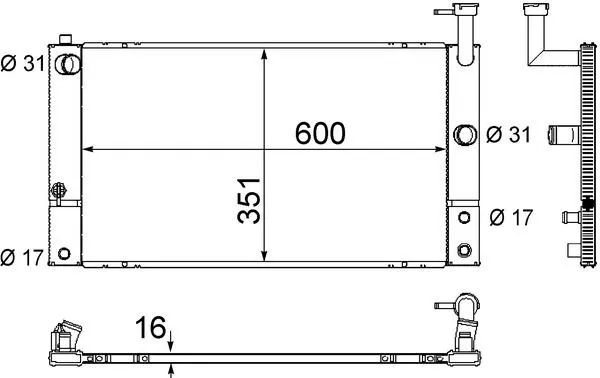 MAHLE CR 1855 000S Kylare