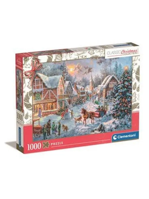 Clementoni Pussel HQC Getting Ready for Christmas, 1000 bitar 2D Pussel