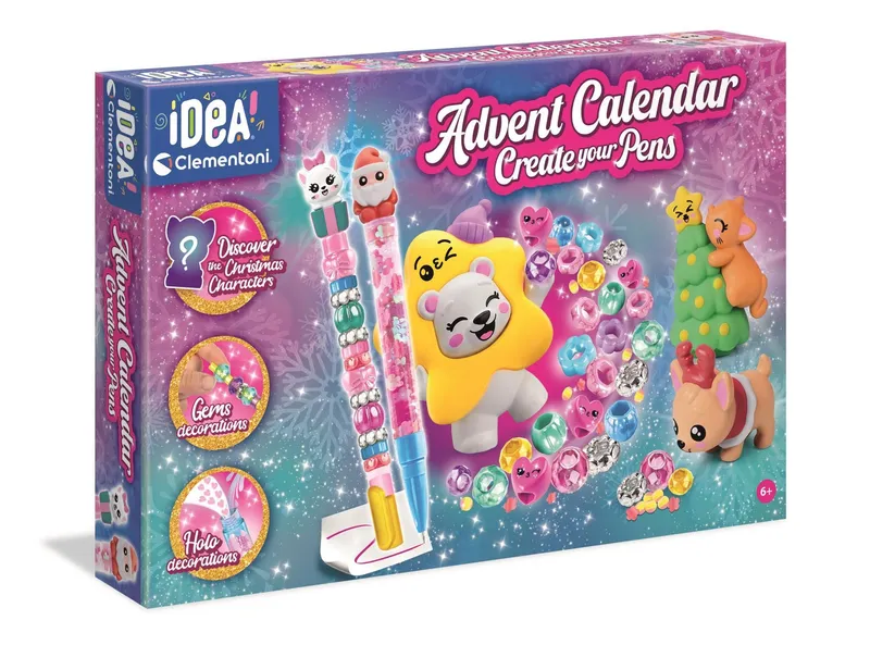 Clementoni Skapa din pennor adventskalender (Int1 + Int2)