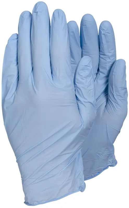 Tegera 84301 Engångshandske Blå nitril, Opudrad 8, 200-pack