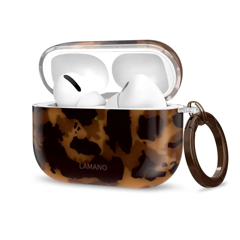 Tech-Protect Lamano Case for AirPods Pro 1 / 2 - Black & Brown