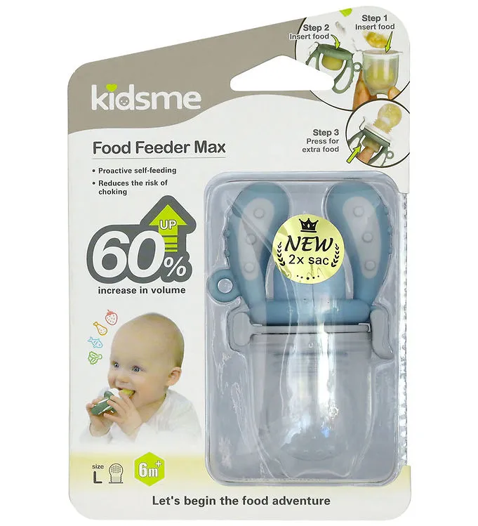 KidsMe Food Feeder Max - Large - Azurblå