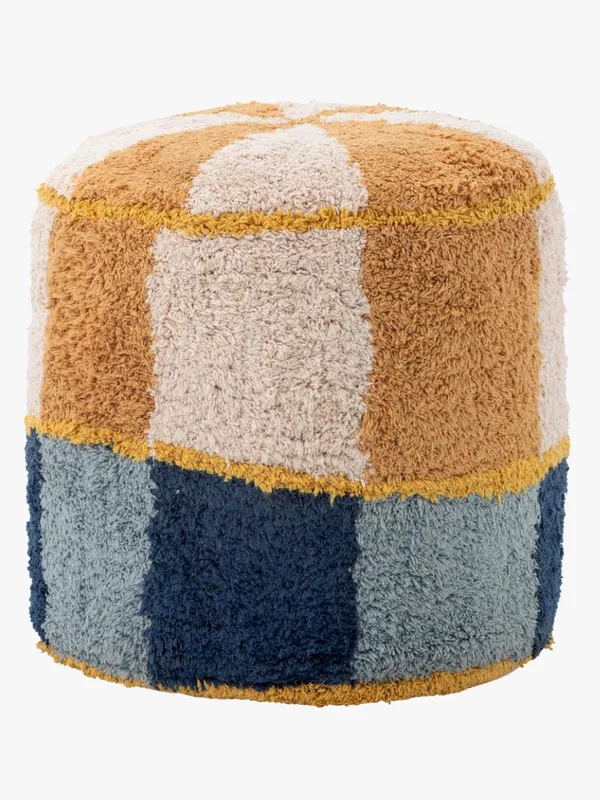 Bloomingville Puff - 40×35 cm - Kio - Blå