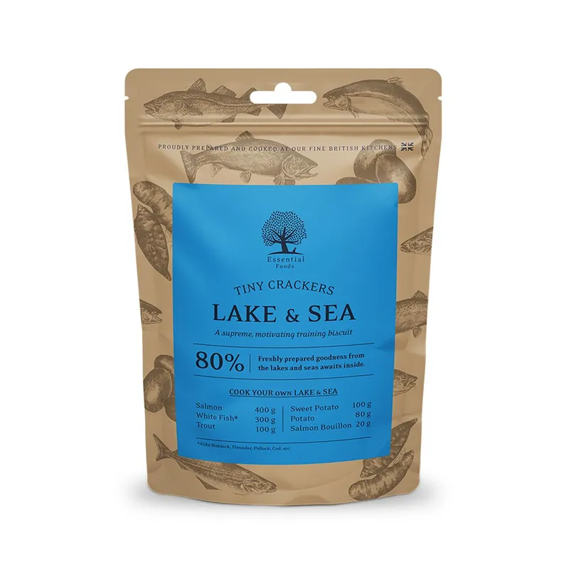 Essential Foods Lake & Sea Tiny Crackers Hundgodis 100 g