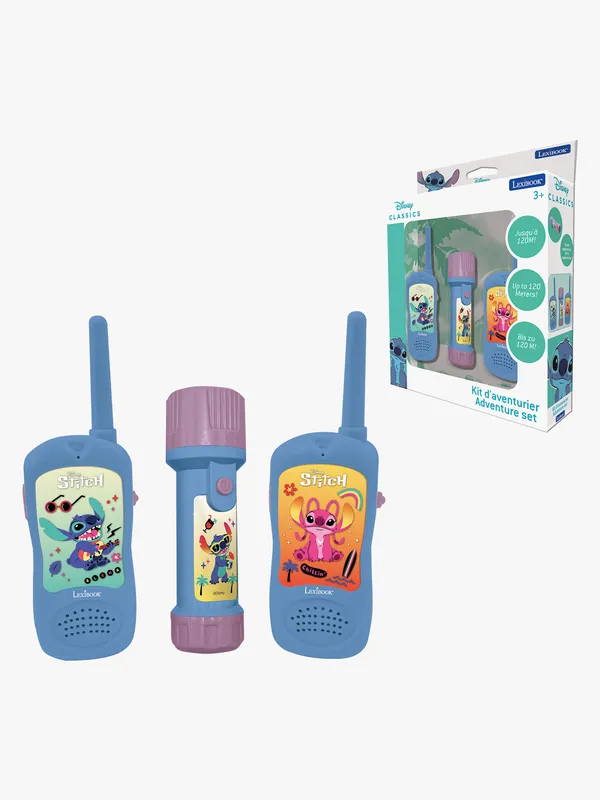 Disney Stitch Walkie-talkies & Ficklampa 120 m, Barnrum