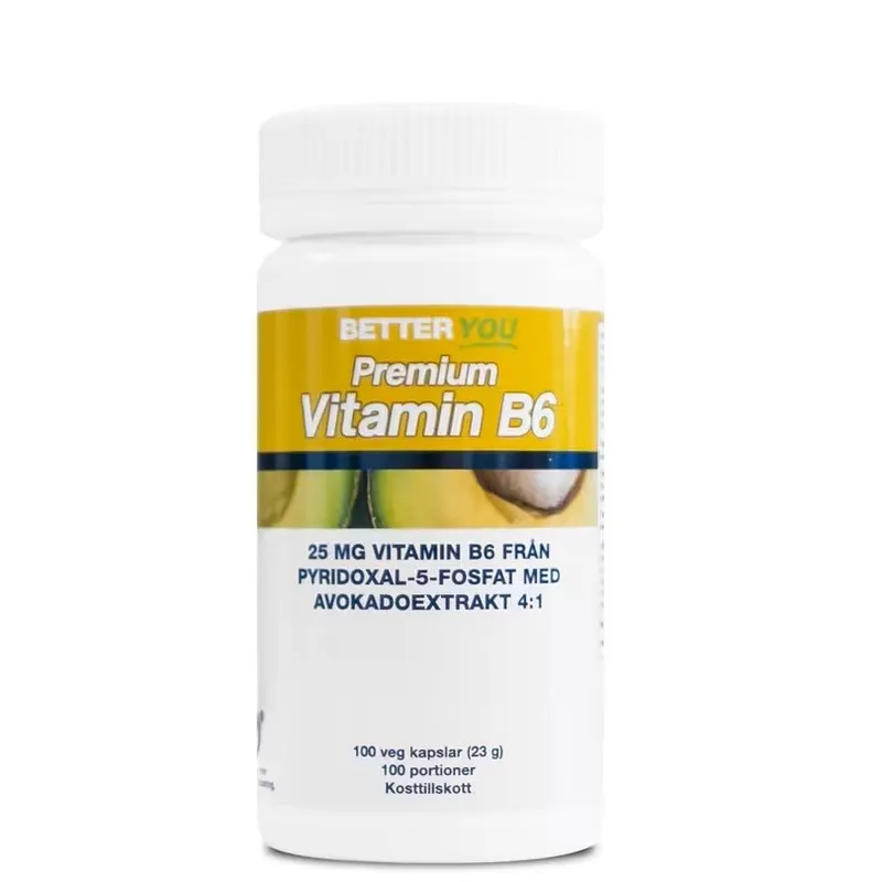 Better You Premium Vitamin B6, 100 kaps