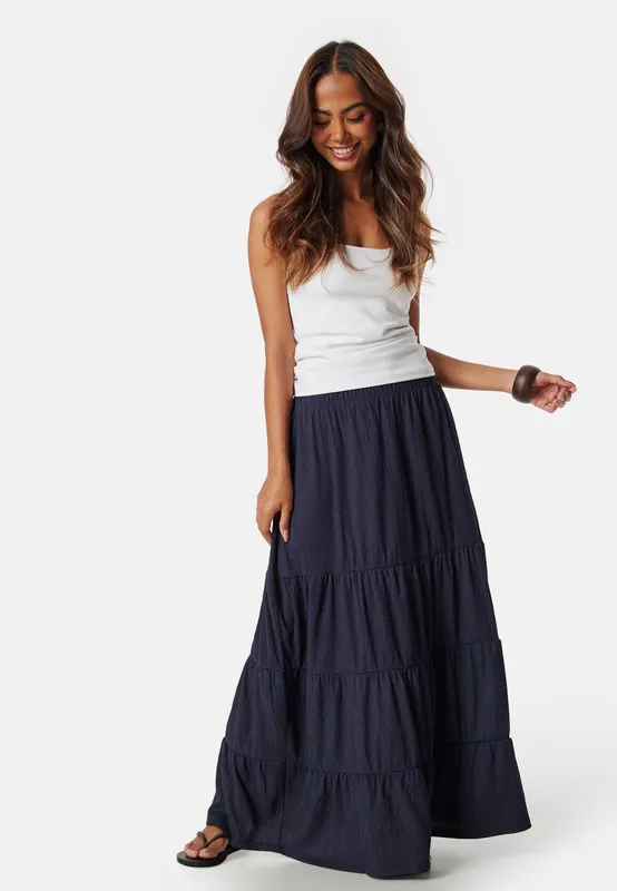 Flounce Maxi Skirt (#1065)