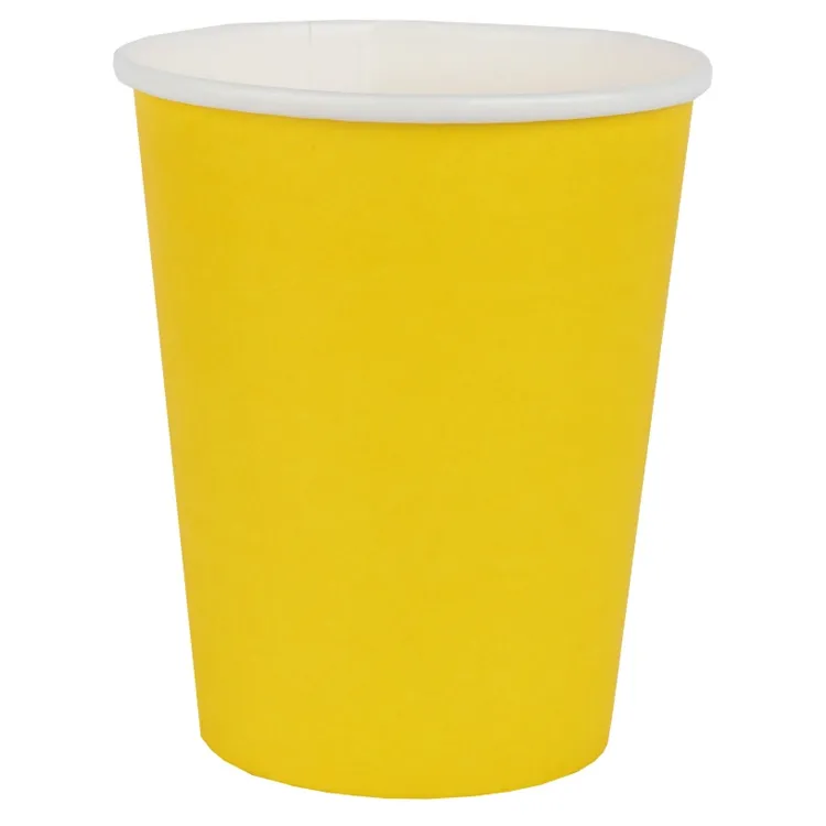 Pappersmugg Gul 10-pack