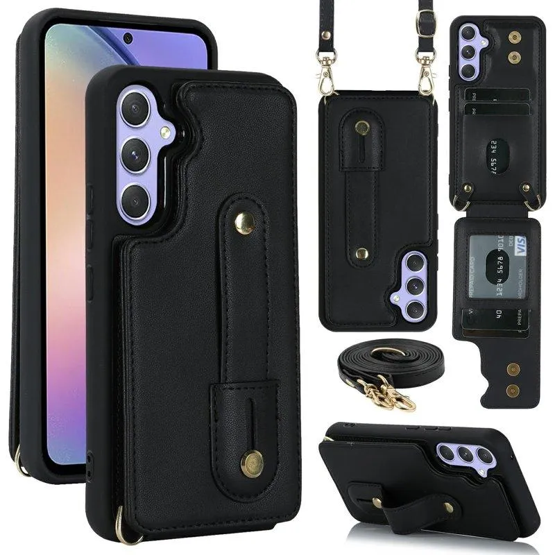 Mobilskal för Samsung Galaxy S26 Kickstand Kortfack TPU – Svart