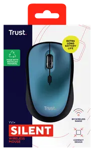 Trust Yvi+ - Mouse - Optic - 4 knappar - Blå
