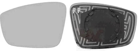 Backspegelglas VAN WEZEL 7617837