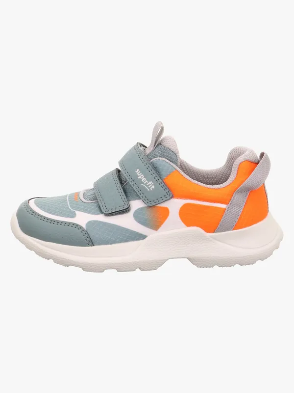 Superfit Rush WP Sneakers, Light Green/Orange, 30