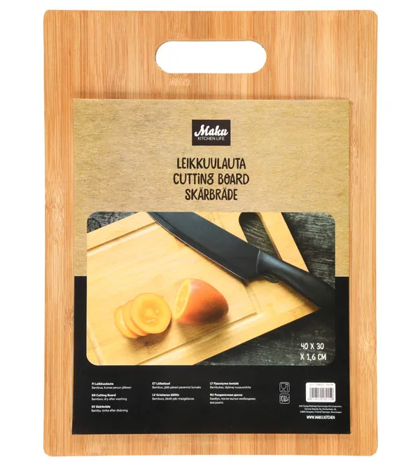 Skärbräda i bambu 40 x 30 cm