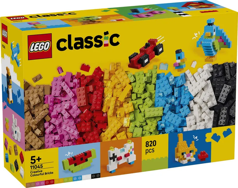 Kreativa färgglada klossar LEGO® Classic (11045)