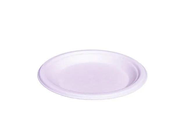 Tallrik Bagasse BIO 15,5 cm 50/fp