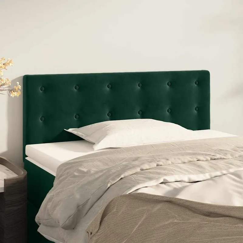 vidaXL Sänggavel mörkgrön 80x5x78/88 cm sammet (#2576)
